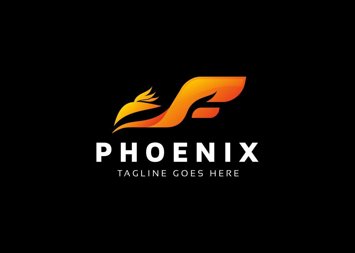 Phenix Bird Logo - Phoenix Bird Logo Template | Makeup | Logo templates, Bird logos ...