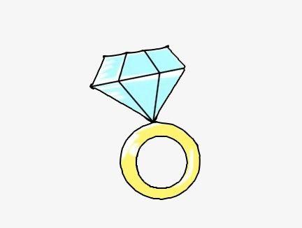 Cartoon Diamond Logo - Cartoon Diamond Ring, Cartoon Clipart, Diamond Clipart, Cartoon PNG