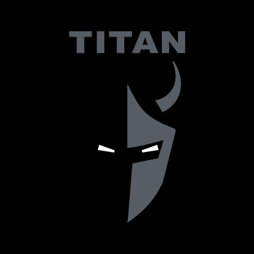 Nissan Titan Logo - Nissan Titan decal sticker 12x7.25 Grey & white vinyl. The Titan