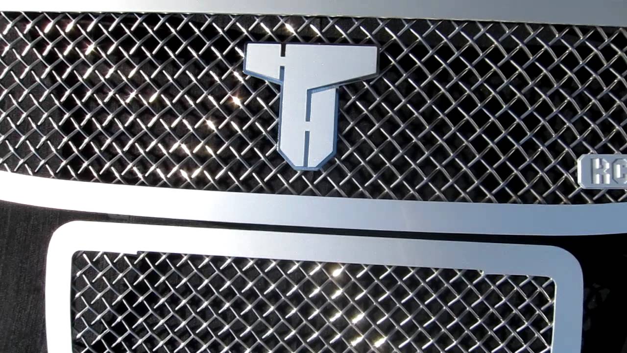 Nissan Titan Logo - Nissan Titan Custom Mesh Grille with Custom T Titan Logo