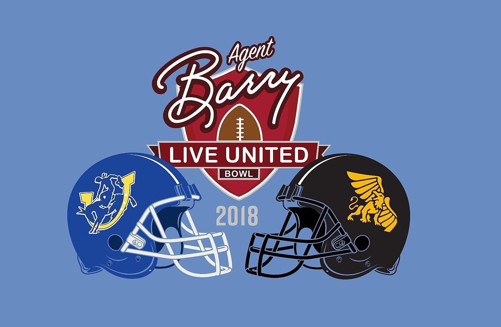United Bowl Logo - Agent Barry 'Live United Bowl' 2018 - Schedule For The Week