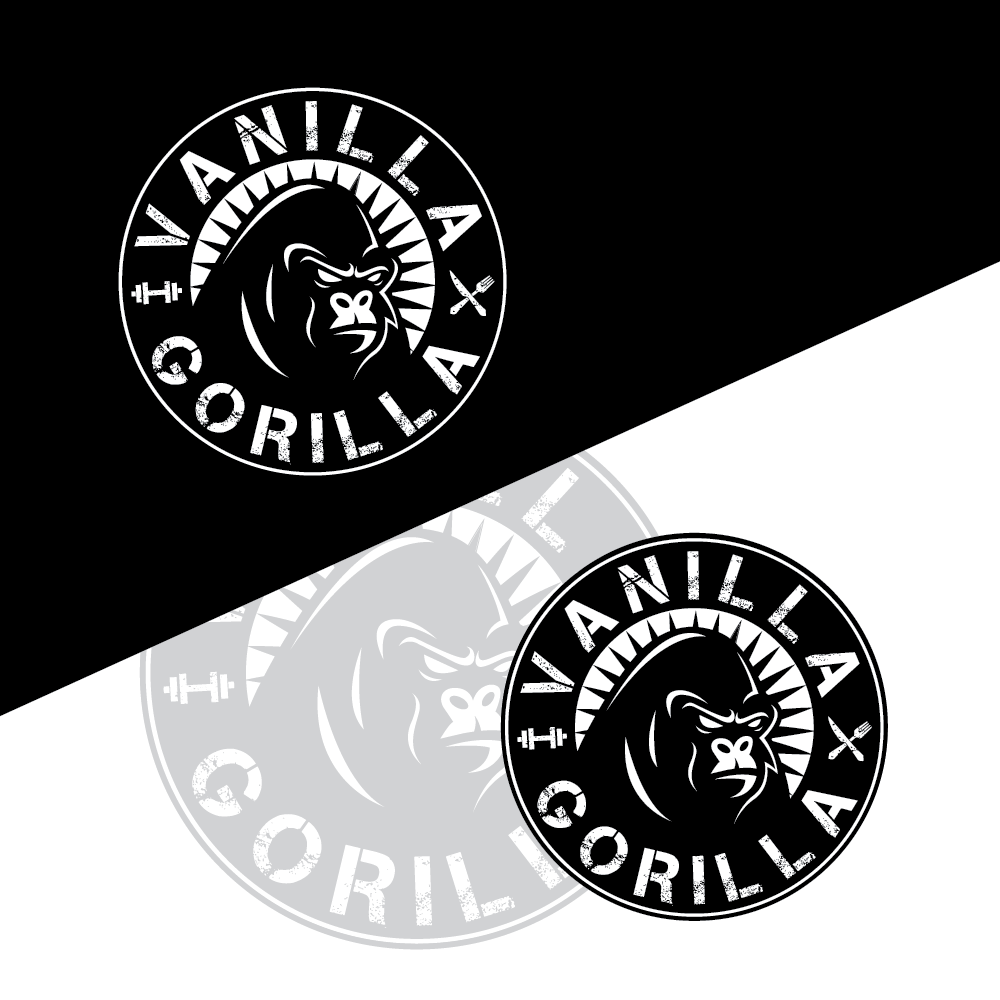 Vanilla Circle Logo - Conservative, Masculine, Fitness Logo Design for Vanilla Gorilla