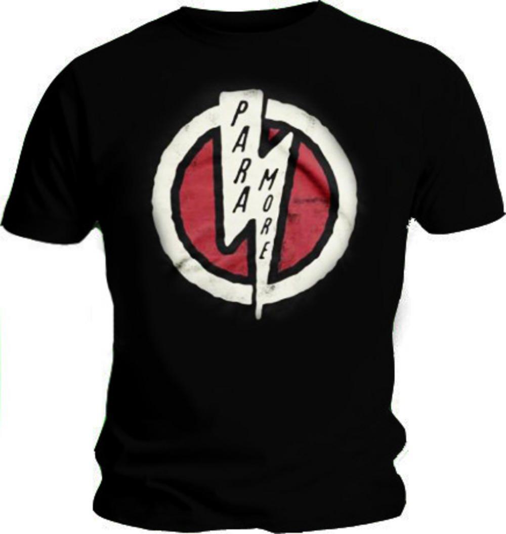 Lightning Bolt Band Logo - Official T Shirt PARAMORE Logo LIGHTNING BOLT Riot All Sizes