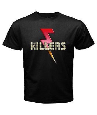 Lightning Bolt Band Logo - The Killers Men's t shirt S to 3XLT, 4XLT Lightning bolt logo rock ...