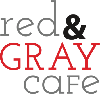 Red Gray Logo - Stevens Dining. Red & Gray Cafe