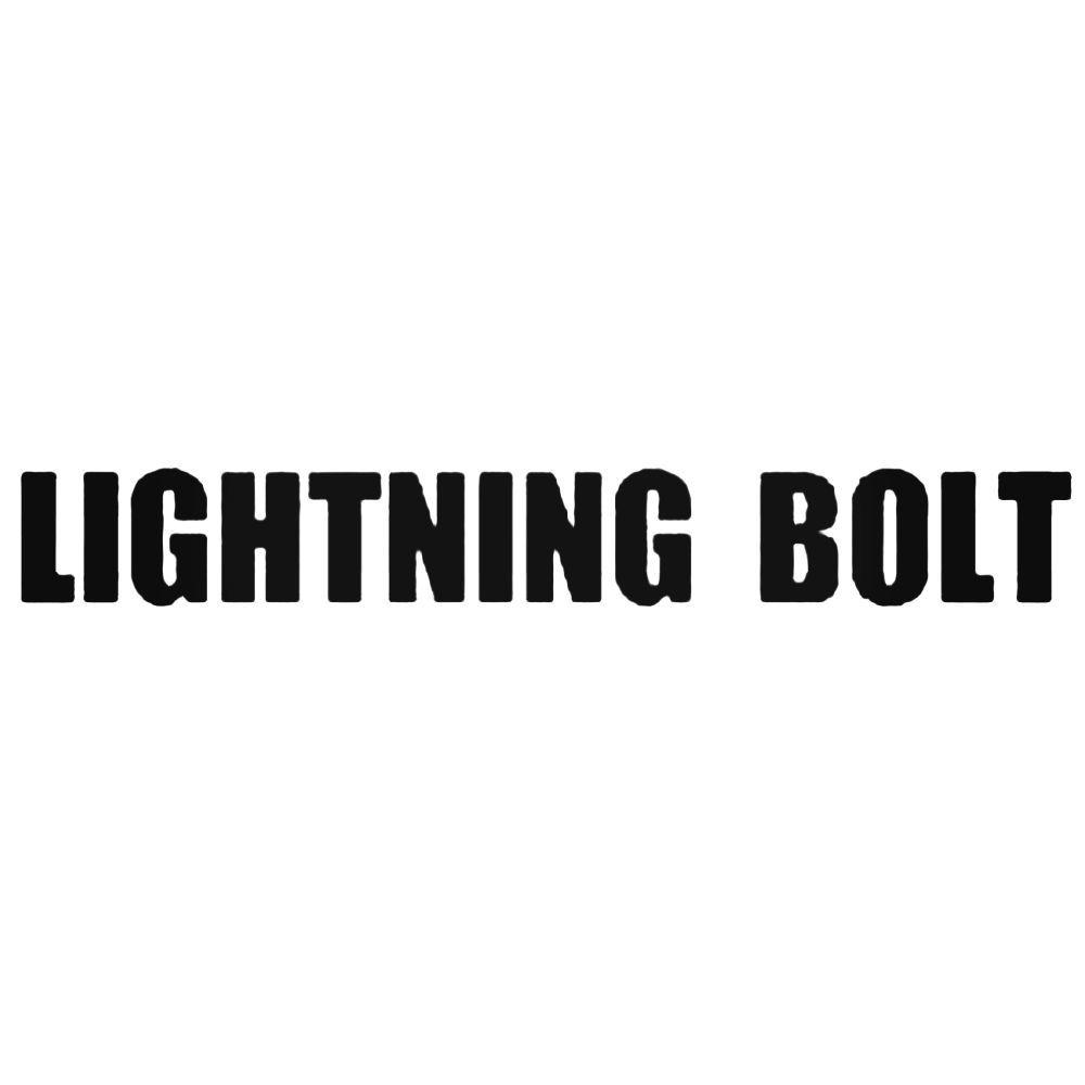 Lightning Bolt Band Logo - Lightning Bolt Band Decal Sticker
