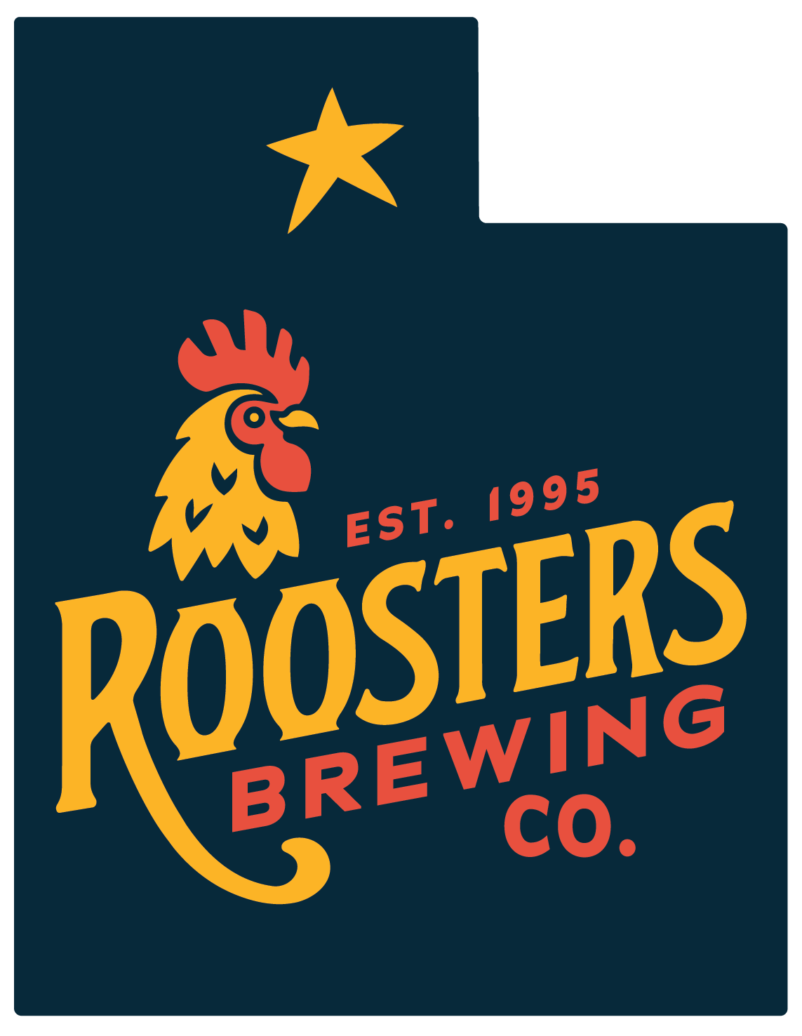Rooster with Three Logo - Roosters Brewing