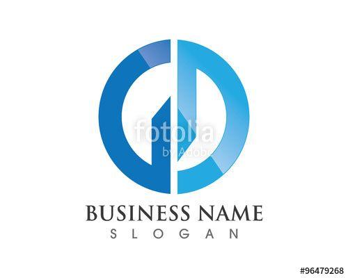 GD Logo - G D Logo Letter Combination Stock Image And Royalty Free Vector