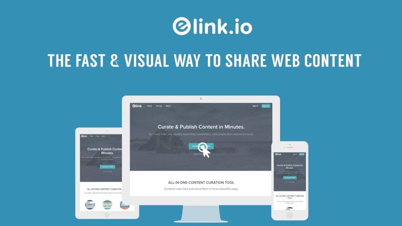 Elink Io Logo - elink.io : Save and Share Web Content in Minutes - YouTube