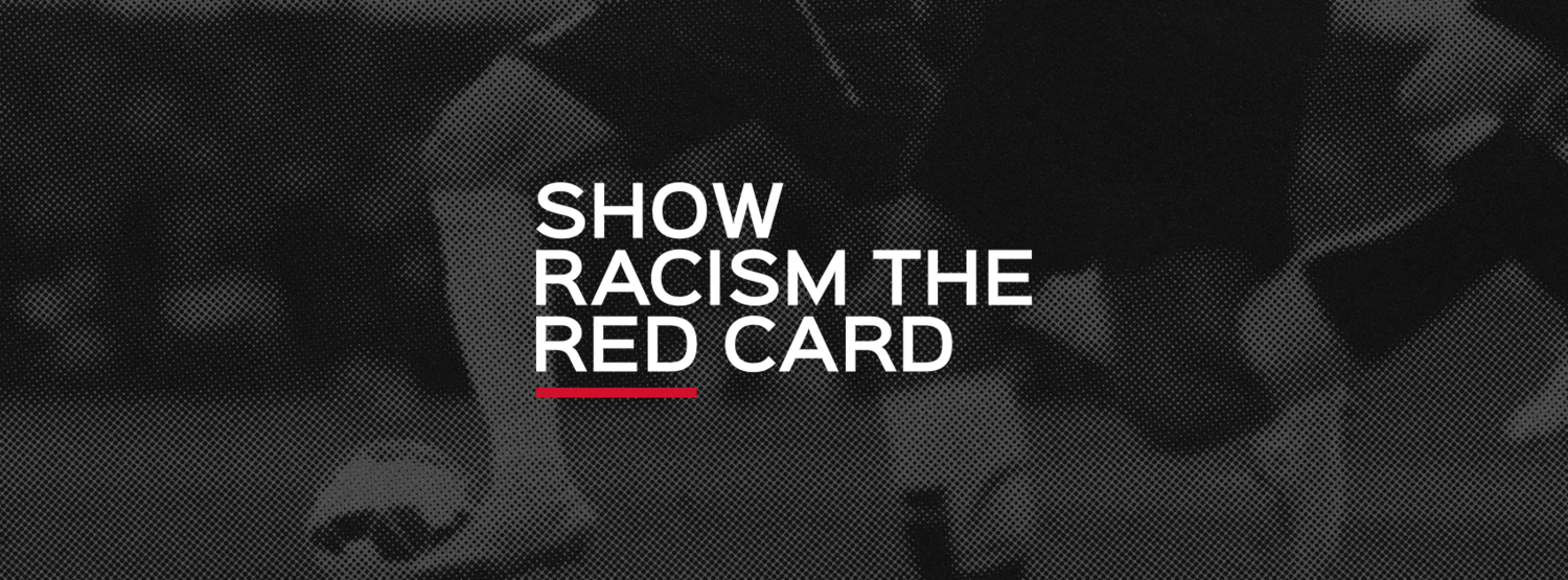 Red Gray Logo - Show Racism the Red Card