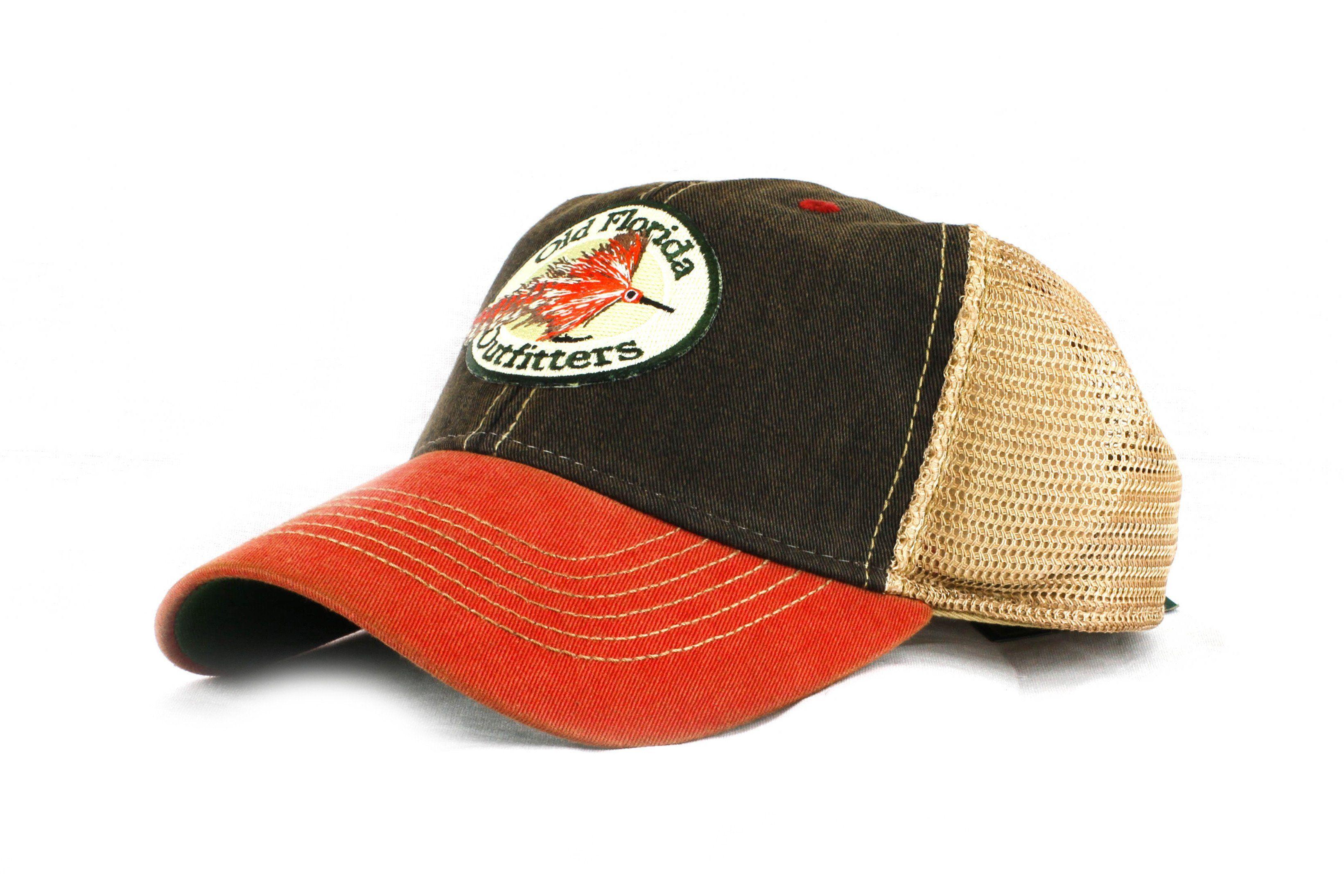 Red Gray Logo - OFO Logo OLD FAVORITE Soft Trucker in Red/Gray - Old Florida Outfitters
