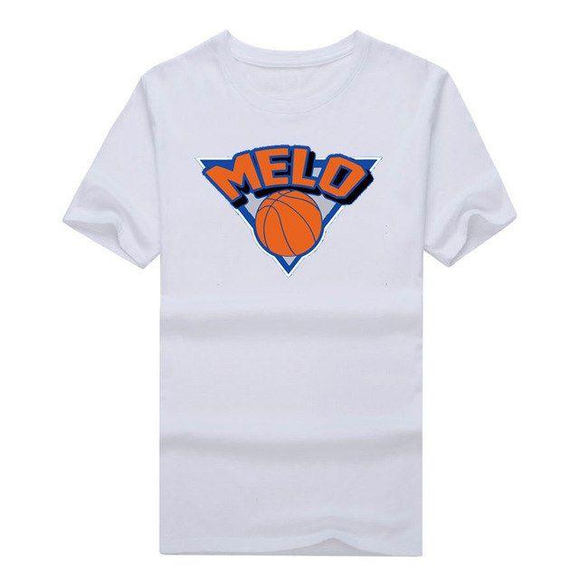 Melo Logo - Carmelo Anthony 7 Melo Logo T shirt 100% cotton short sleeve o