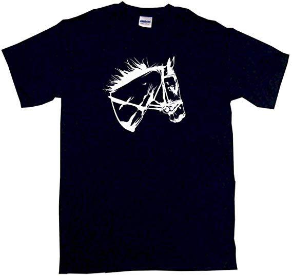 Zu Small Logo - Horse Head with Bridle Logo Big Boy's Kids Tee Shirt