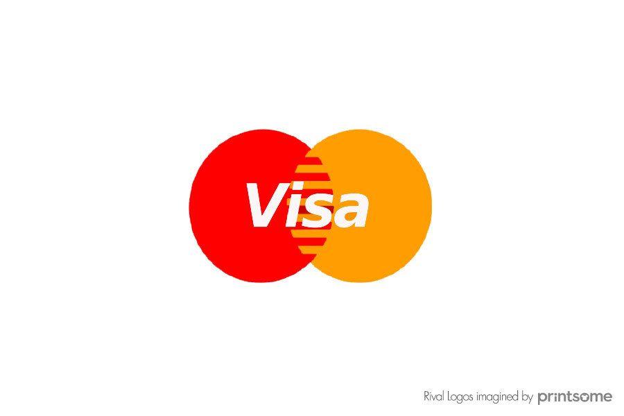 Printable Visa MasterCard Logo - The Brand Logo Swap (an experiment by our London office)