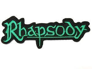 Rhapsody Logo - Rhapsody Logo Iron On Sew On Heavy Metal Shirt Badge Patch | eBay
