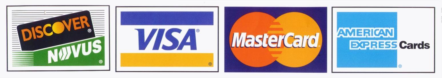 Printable Visa MasterCard Logo - Goodison Veterinary Center, P.C.