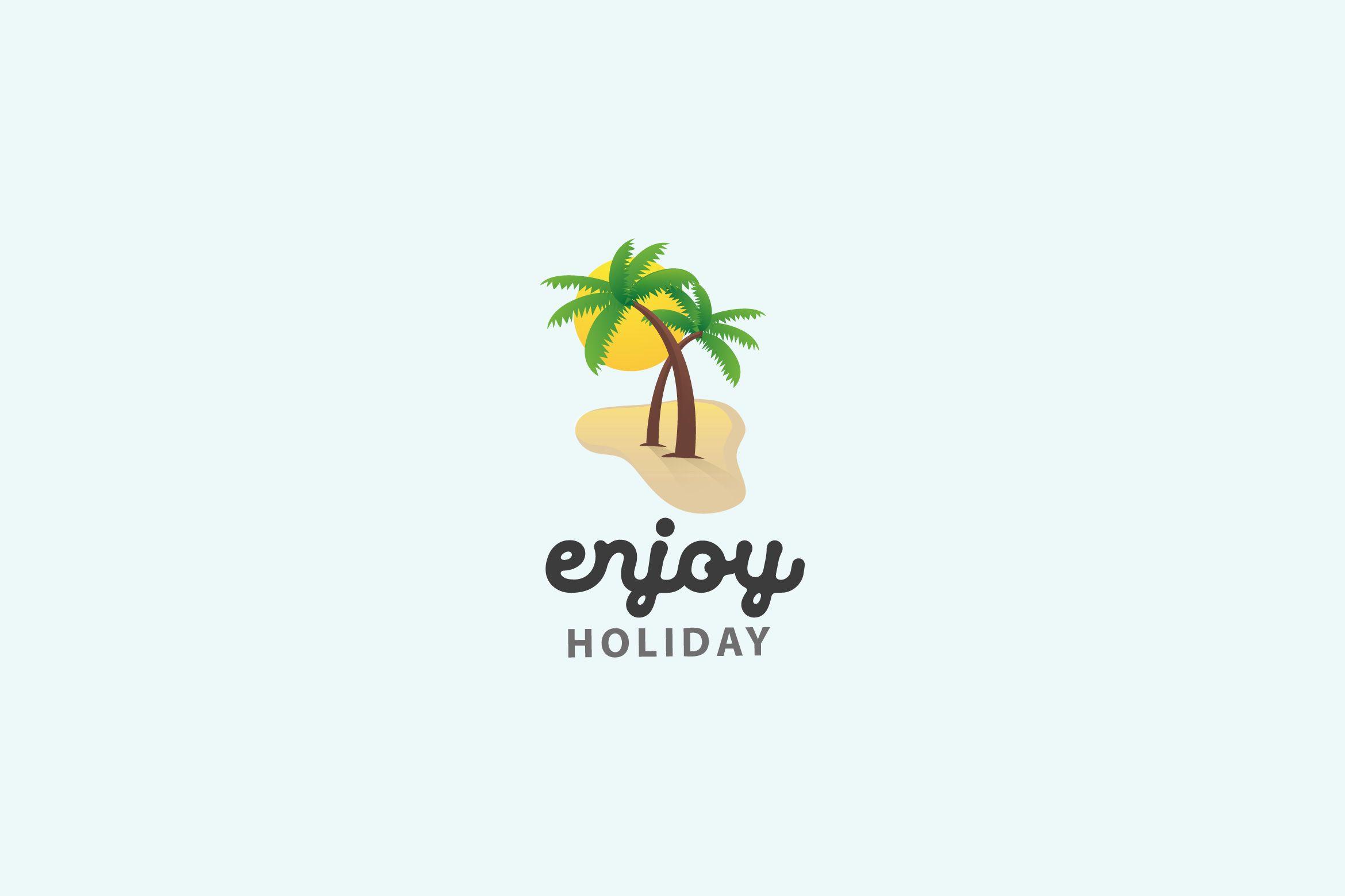 Holiday Logo - Enjoy Holiday - Logo Template