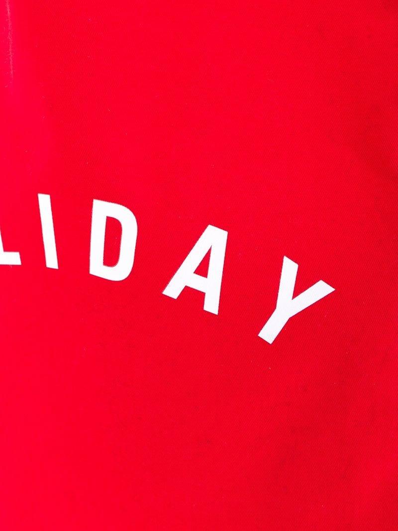 Holiday Logo - Holiday Logo Print Cotton Tote | Browns