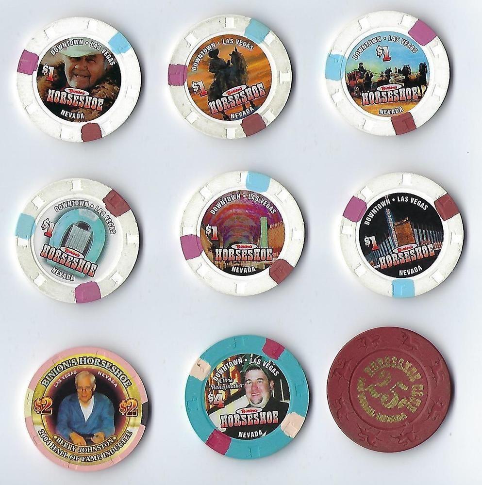 Binion's Logo - eBay #Sponsored 9 obsolete Binions Horseshoe Las Vegas Casino chips