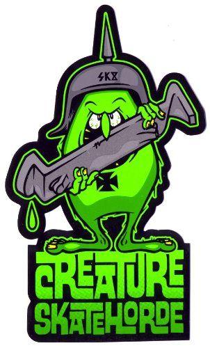 Creature Skateboards Logo - Creature Skateboards Skateboard Sticker - Skatehorde Skate Board ...