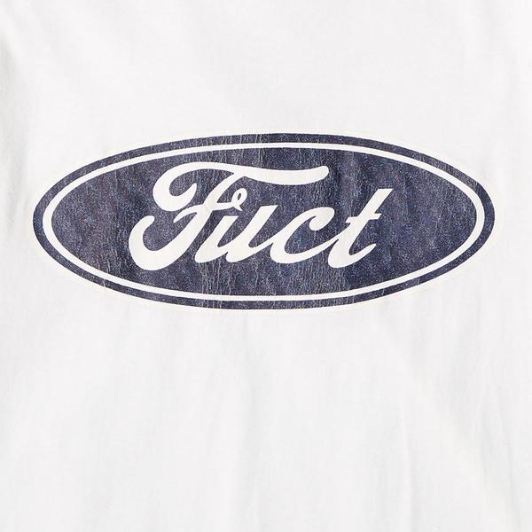 Fuct Logo - FUCT SSDD F OVAL LOGO T-SHIRT - WHITE | Garmentory