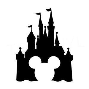 Disney World Castle Logo - 7.5 DISNEY CASTLE Vinyl Decal Sticker Car Window Laptop Magic