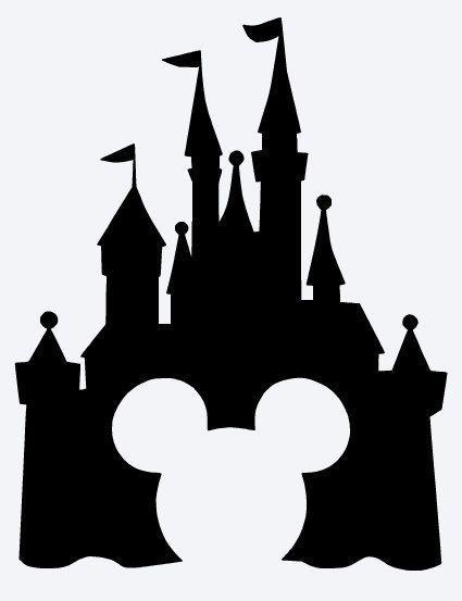 Disney World Castle Logo - Silhouette. Disney, Disney