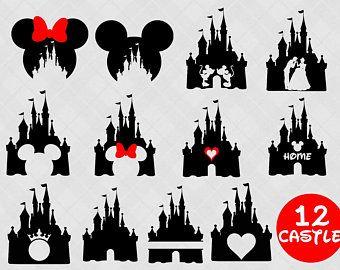 Disney World Castle Logo - Disney castle svg | Etsy