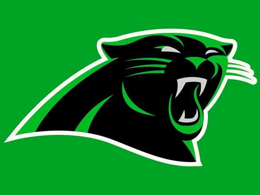 Green Panther Logo - St. Patrick's Day Panthers Logo. NFL: Carolina Panthers. Panthers