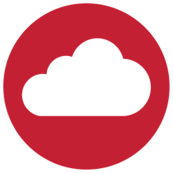 Red Cloud a Web Logo - Cloud Computing and Data Center Infrastructure as a Service