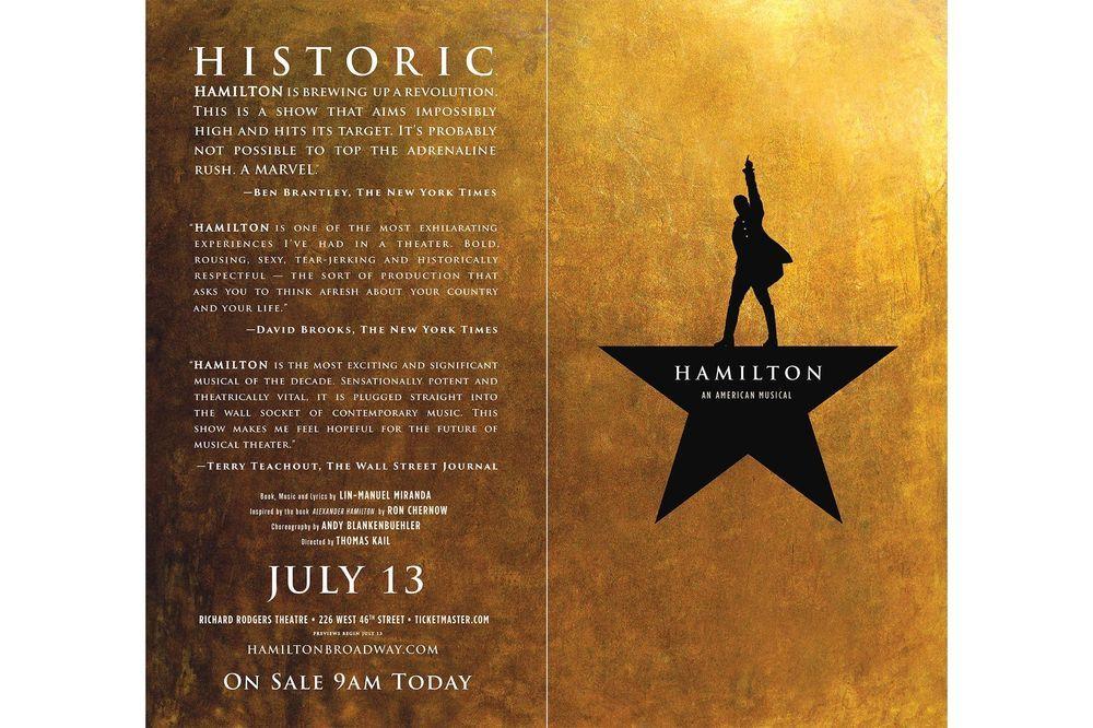 Hamilton Musical Logo - Hamilton Posters: All the Versions that Didn't Make the Cut - Bloomberg
