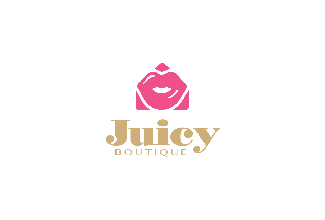 Lips Logo - JuicyBoutique Lips Logo Design | Logo Cowboy