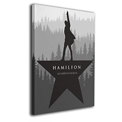 Hamilton Musical Logo - Amazon.com: Aqlin Lewig Alexander Hamilton Musical Logo Canvas Wall ...