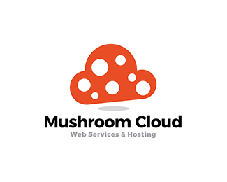 Red Cloud a Web Logo - Mushroom Cloud Designed