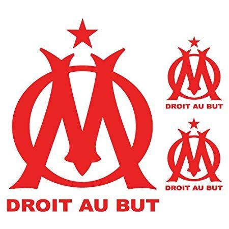 Red French Logo - Sticker OM No. 2 Logo x 3 56 x 50 cm [French Language], red, 56x50
