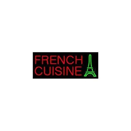 Red French Logo - Buy Sign Store N100-0475-outdoor Red French Cuisine Logo Outdoor ...