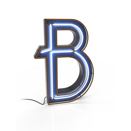 Back to Back Letter B Logo - Delightfull Graphic Collection Letter B Lamp