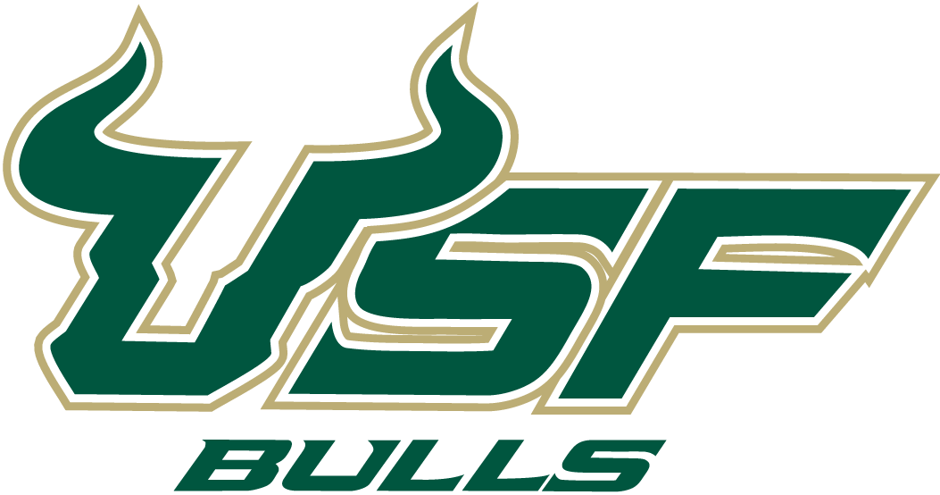 Green U Bull Logo - South Florida Bulls Wordmark Logo Division I (s T) (NCAA S T