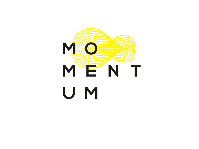 Dynamic Examples of Logo - Momentum dynamic logo design animated [GIF] by Alex Tass, logo