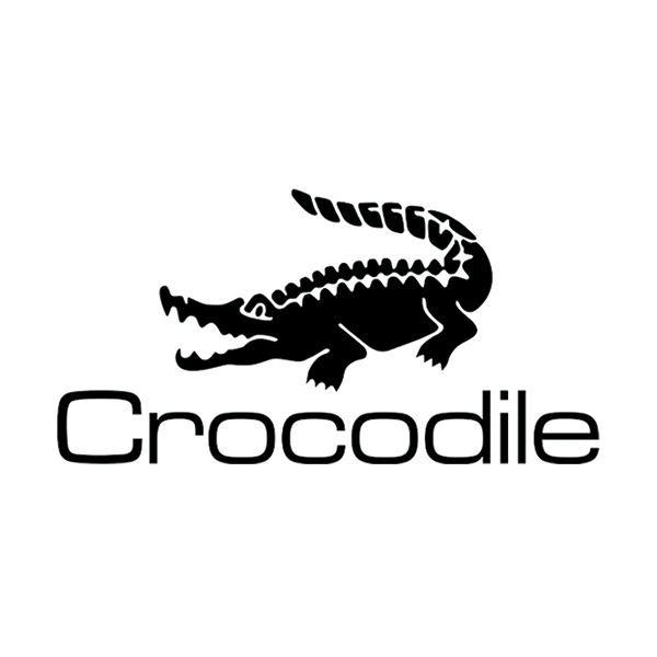 brand with the crocodile logo