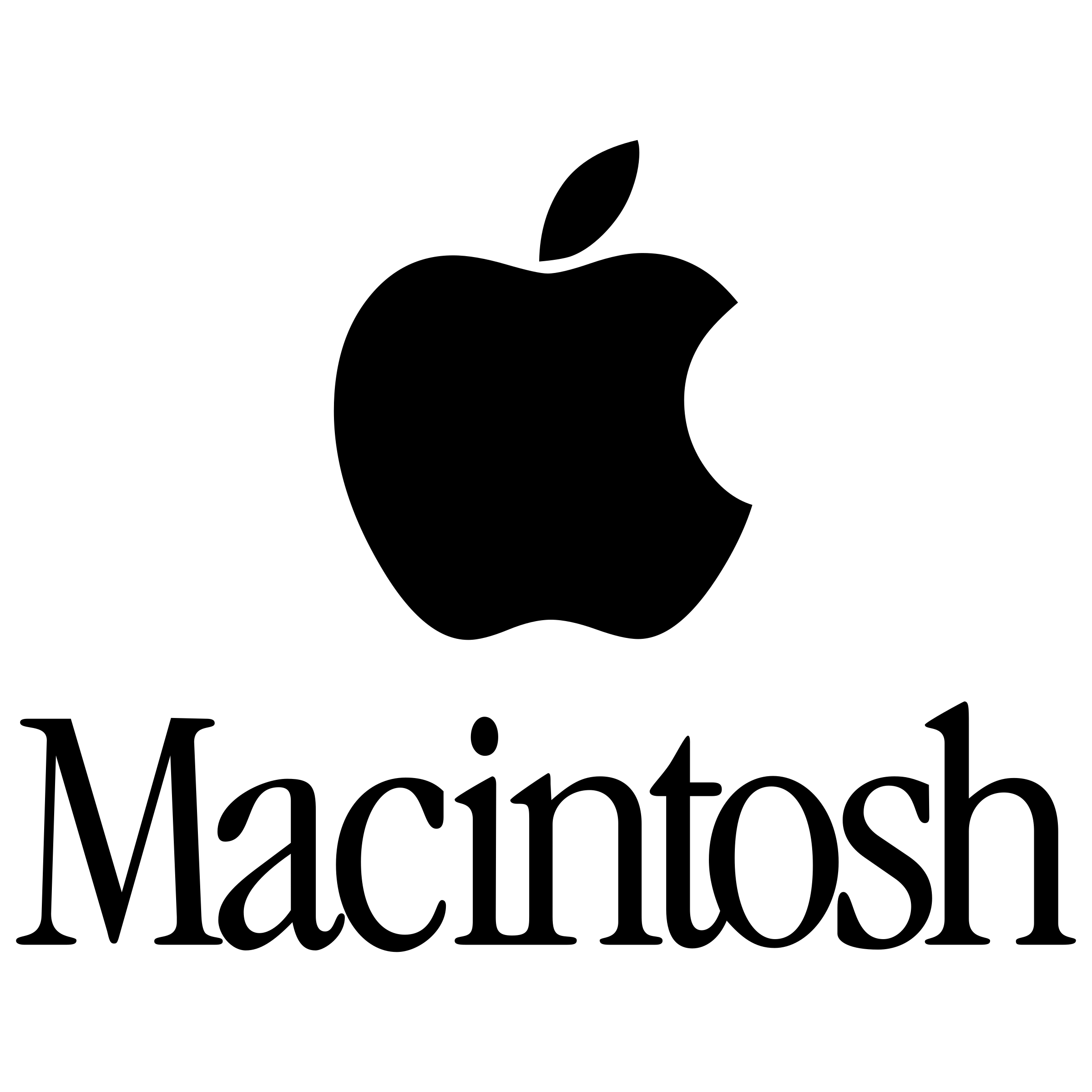 Macintosh Logo - Macintosh Logo PNG Transparent & SVG Vector - Freebie Supply