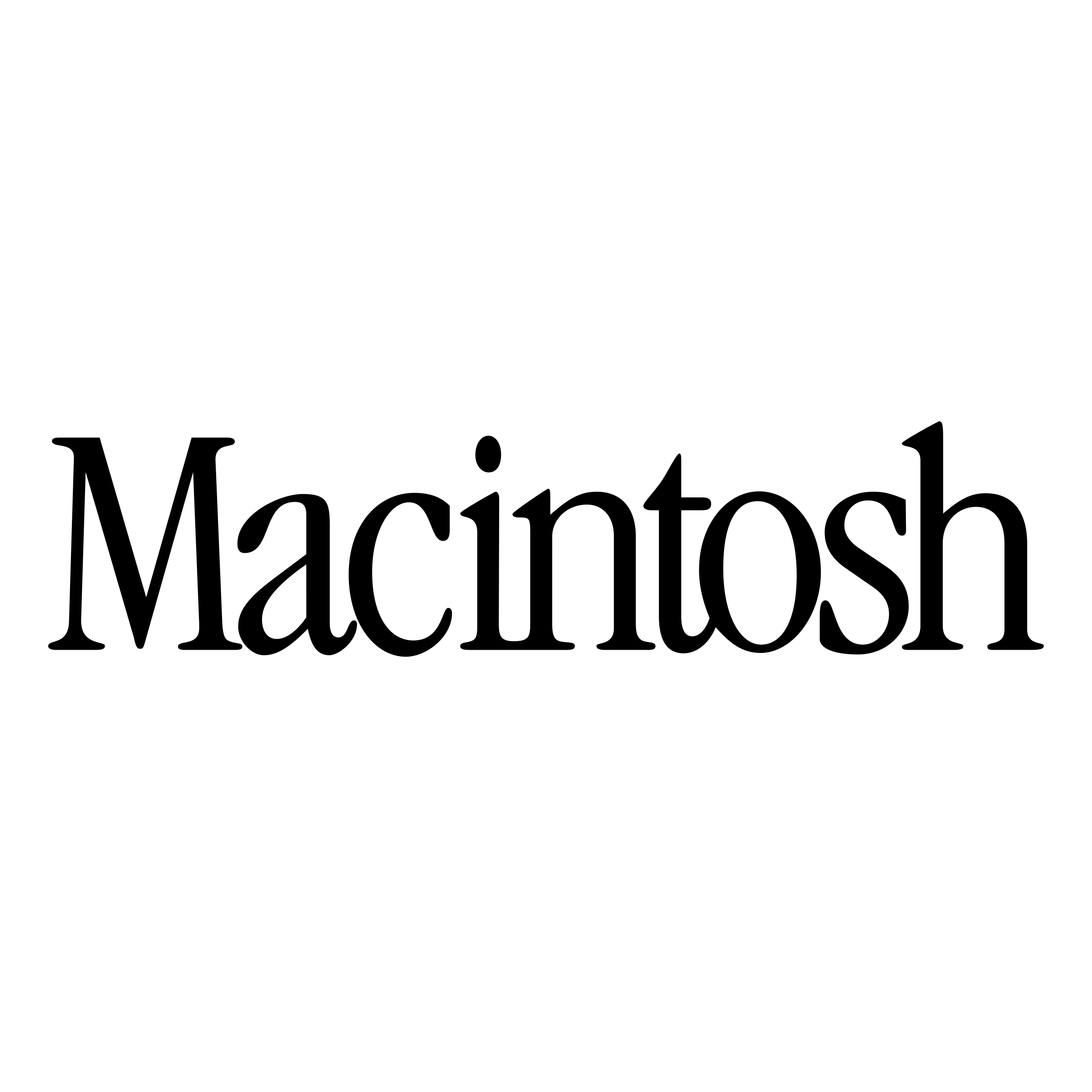 Macintosh Logo - Macintosh Logo PNG Transparent & SVG Vector - Freebie Supply