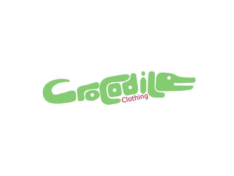 Crocodile Fashion Logo - Elegant, Playful, Clothing Logo Design for Crocodile Clothing