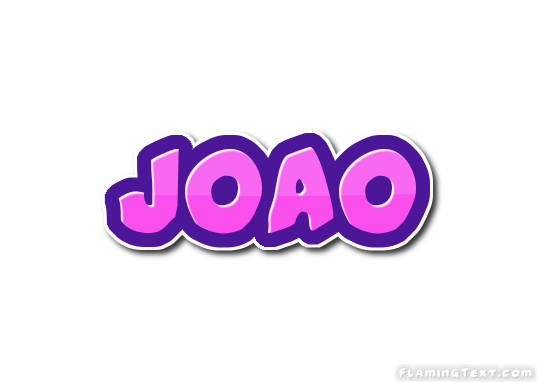 Joao Name Logo - Joao Logo | Free Name Design Tool from Flaming Text