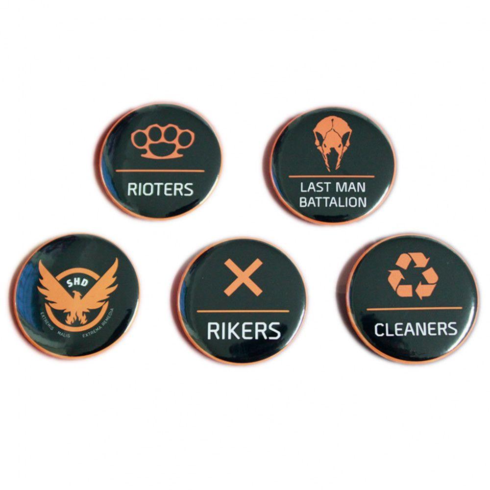 The Division Cleaners Logo - XCOSER Tom Clancy's The Division Camp Logo Badge Brooch Collectible ...