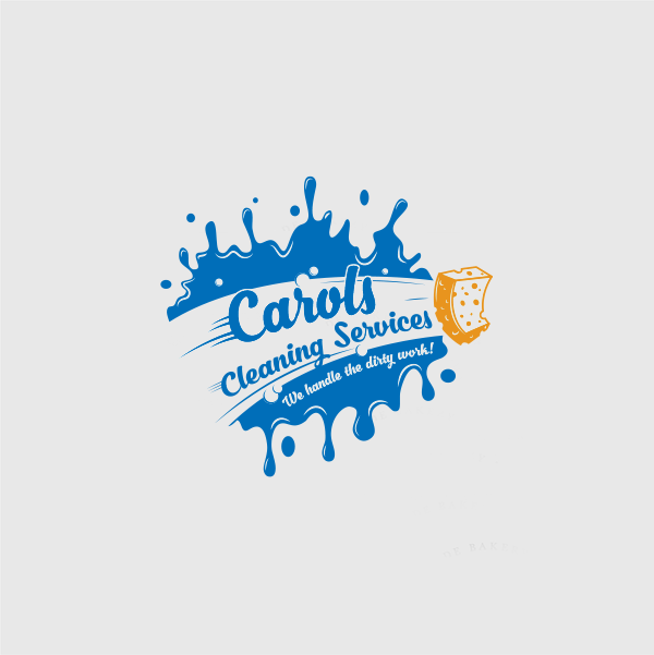 Cleaning Logo - Carols Cleaning Logo Design - Effortless Office