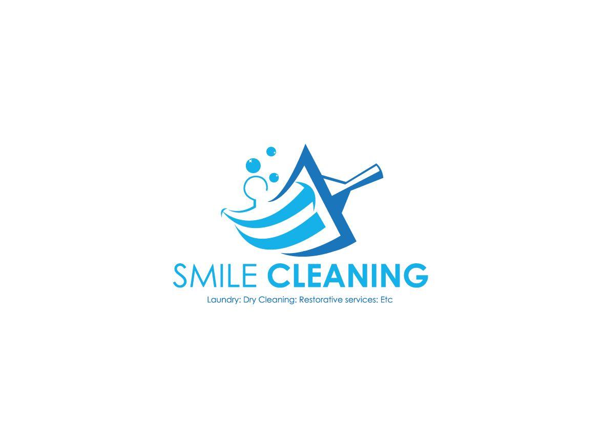 Cleaning Logo - Dry Cleaning Logo Design for Smile Cleaning: Laundry: Dry Cleaning