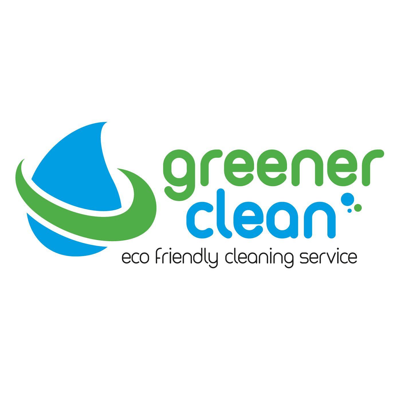 Cleaning Logo - GREENER CLEAN Logo • ANGRY BEARD DESIGN