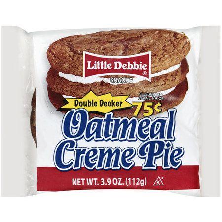 Oatmeal Creme Pies Logo - Little Debbie Snacks Double Decker Oatmeal Creme Pie, 3.9 oz ...