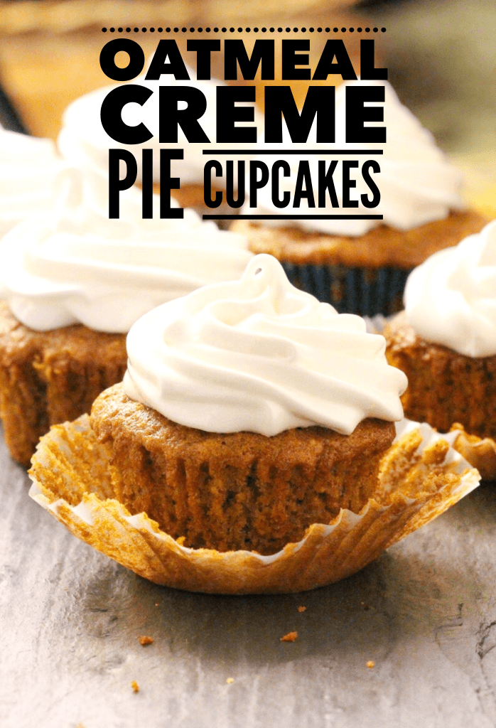 Oatmeal Creme Pies Logo - Oatmeal Creme Pie Cupcakes - Layers of Happiness